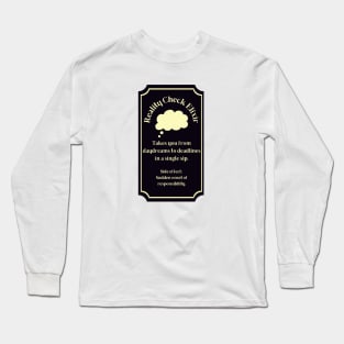 Potion Label: Reality Check Elixir, Halloween Long Sleeve T-Shirt